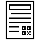 Icon PDF qrcode